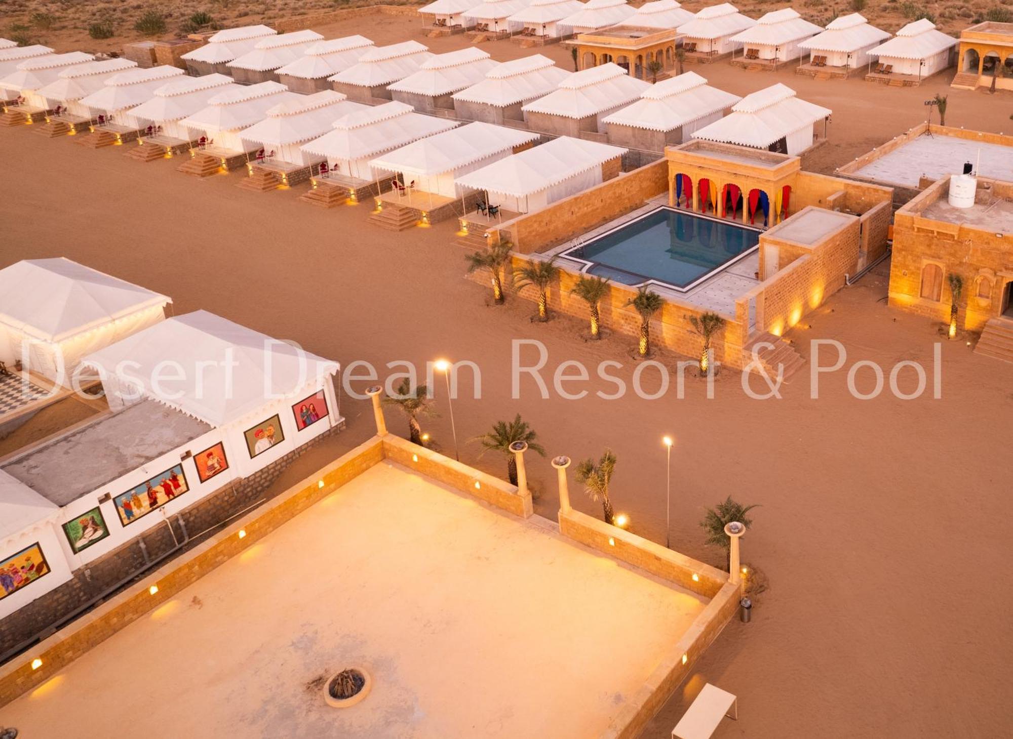 Desert Dream Royal Camp & Pool Džaisalmér Exteriér fotografie